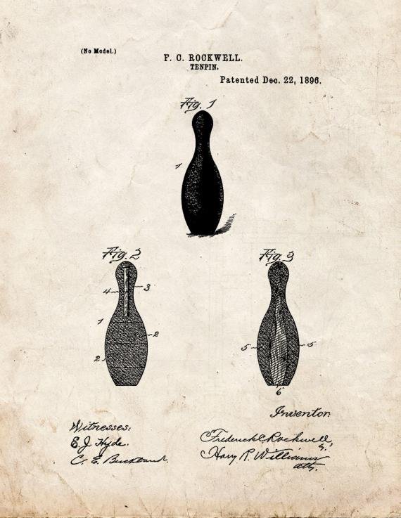 Patent Blueprint 4596 1 12 A4 Photo Print