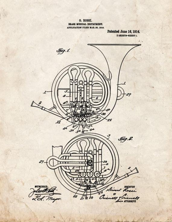 Patent Blueprint 46 1 12 A4 Photo Print