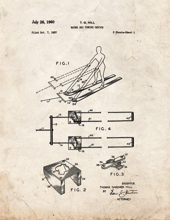 Patent Blueprint 4601 1 12 A4 Photo Print