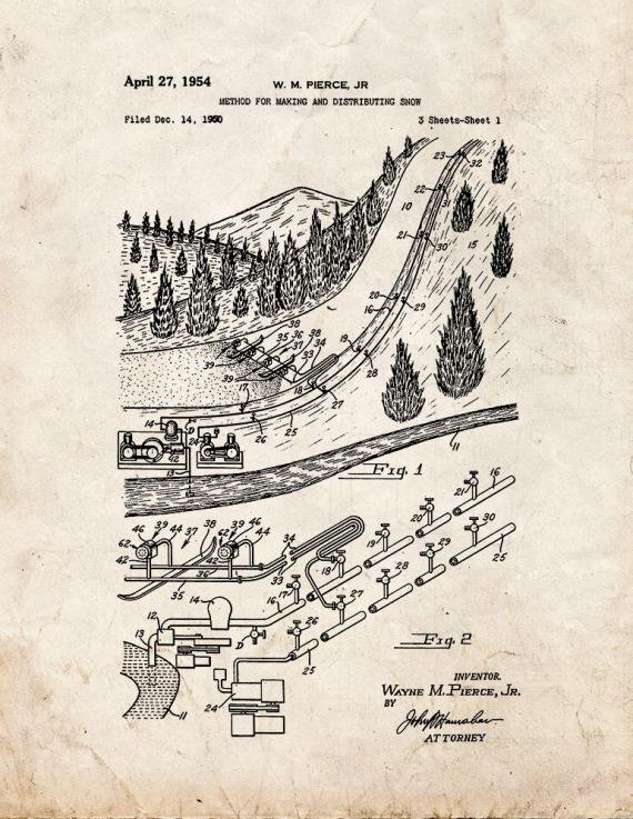 Patent Blueprint 4611 1 12 A4 Photo Print