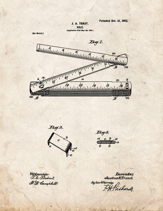 Patent Blueprint 4615 1 12 A4 Photo Print