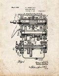Patent Blueprint 4624 1 12 A4 Photo Print