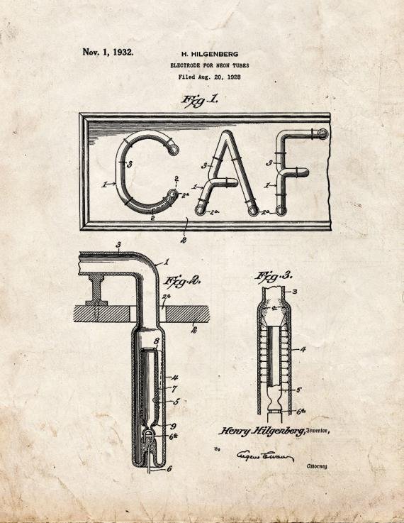 Patent Blueprint 4631 1 12 A4 Photo Print