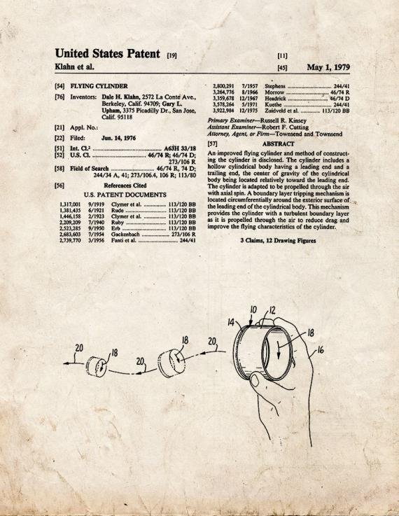 Patent Blueprint 4637 1 12 A4 Photo Print