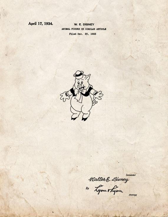 Patent Blueprint 4643 1 12 A4 Photo Print