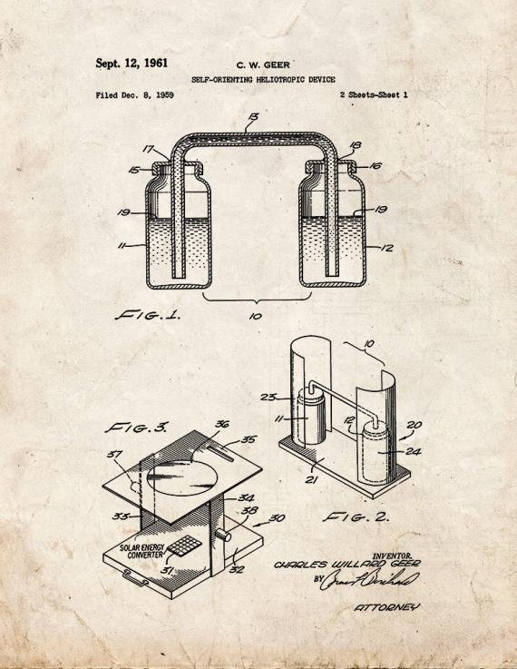 Patent Blueprint 4659 1 12 A4 Photo Print