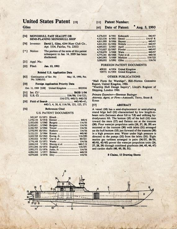 Patent Blueprint 4673 1 12 A4 Photo Print