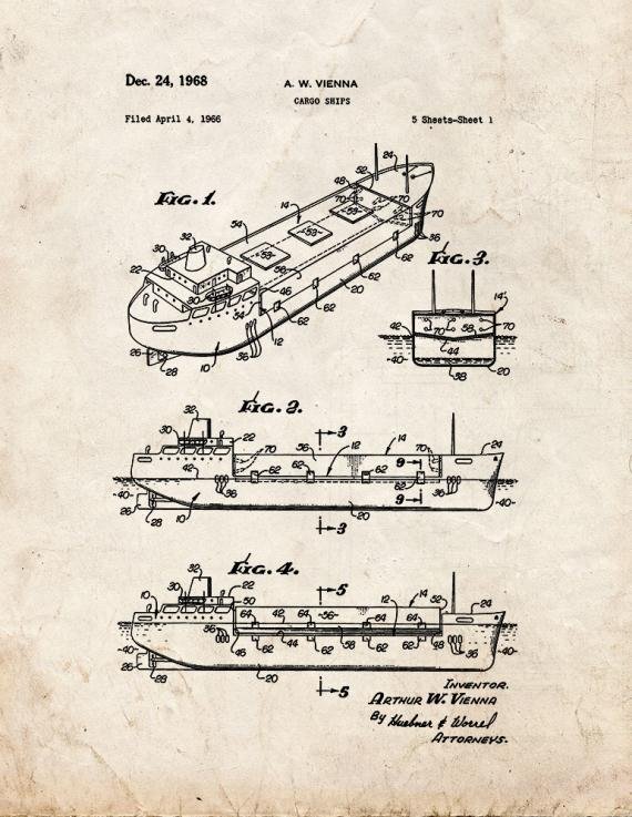 Patent Blueprint 4677 1 12 A4 Photo Print