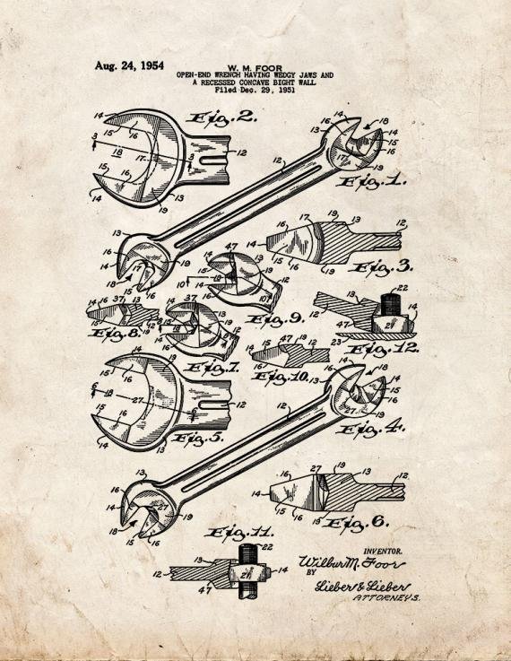 Patent Blueprint 4682 1 12 A4 Photo Print