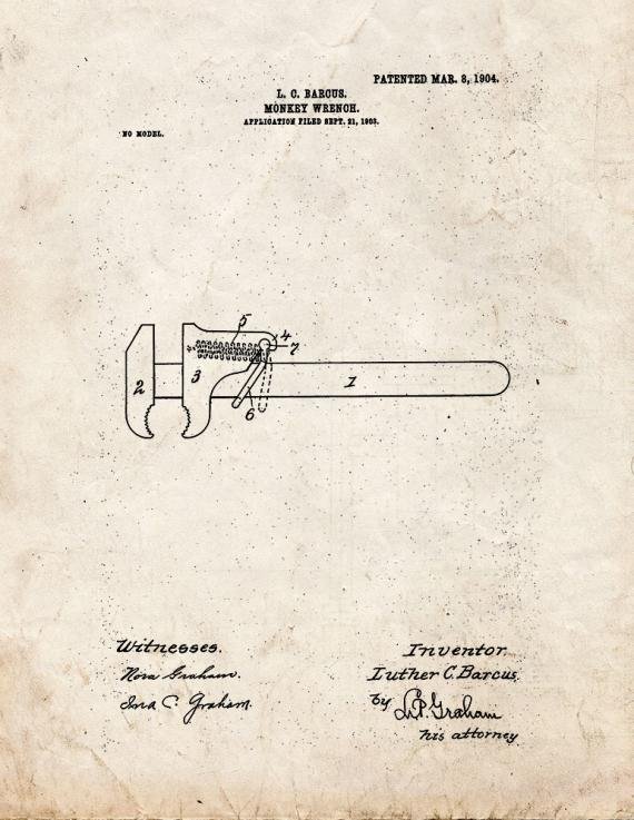 Patent Blueprint 4685 1 12 A4 Photo Print