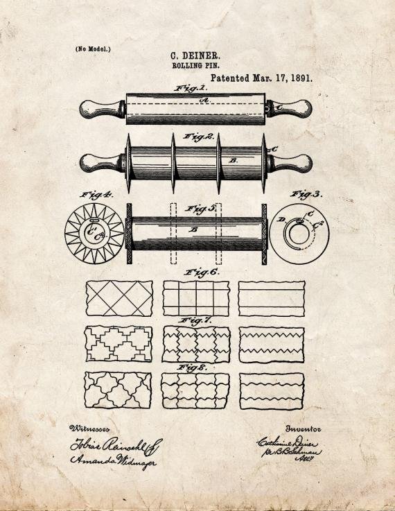 Patent Blueprint 4690 1 12 A4 Photo Print