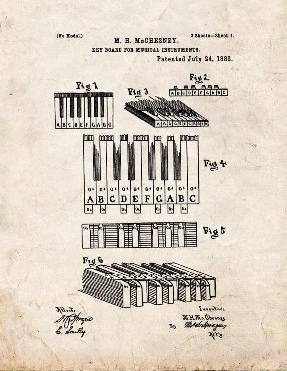 Patent Blueprint 4696 1 12 A4 Photo Print