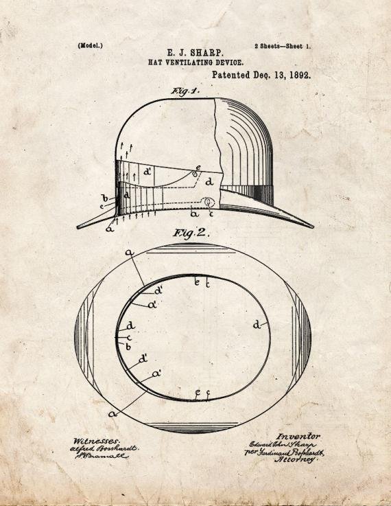 Patent Blueprint 4697 1 12 A4 Photo Print