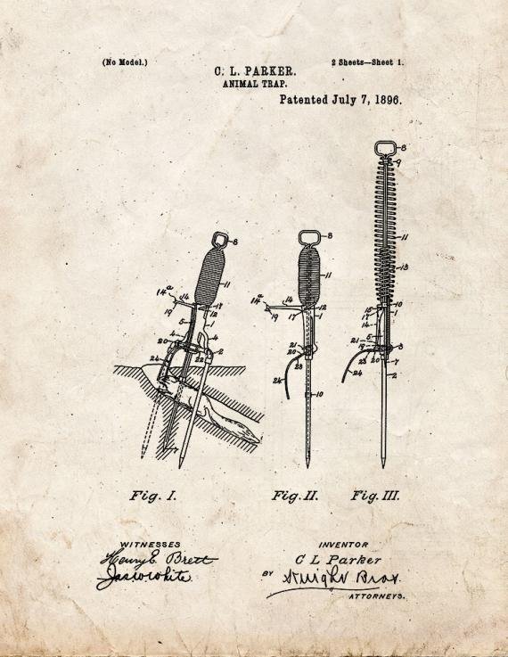 Patent Blueprint 4715 1 12 A4 Photo Print