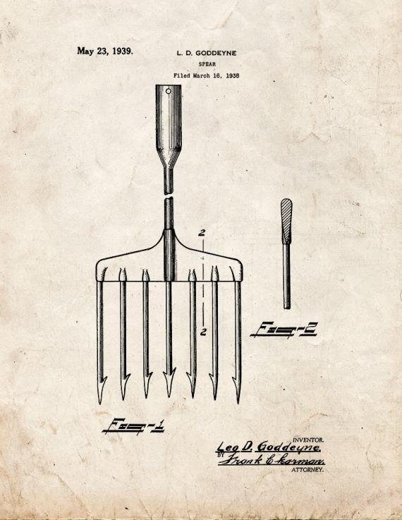 Patent Blueprint 4717 1 12 A4 Photo Print