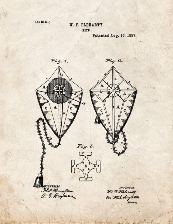 Patent Blueprint 4731 1 12 A4 Photo Print