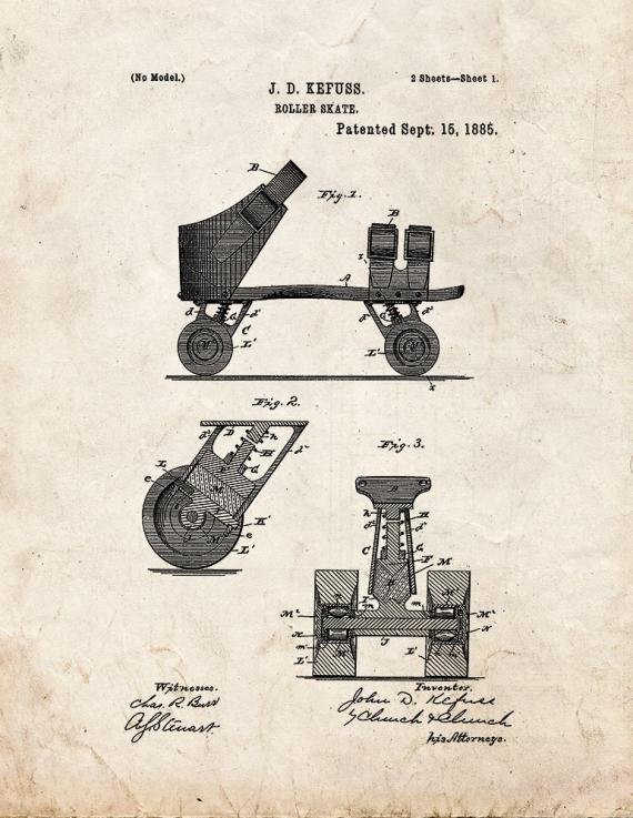Patent Blueprint 4735 1 12 A4 Photo Print