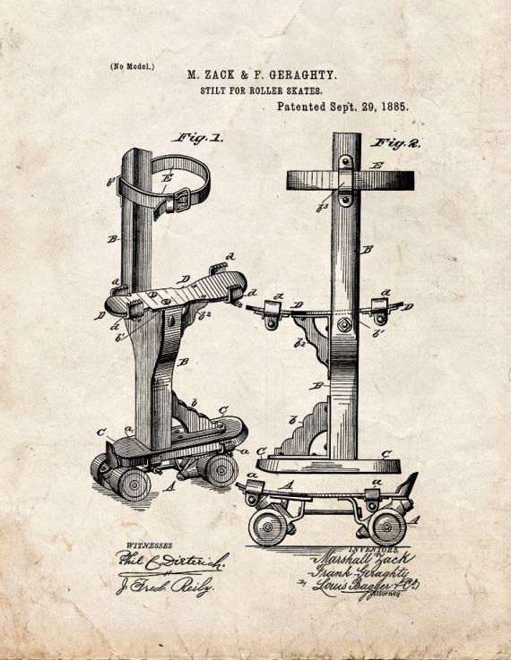 Patent Blueprint 4737 1 12 A4 Photo Print