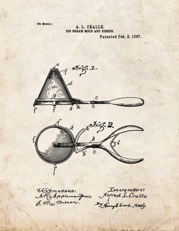 Patent Blueprint 4738 1 12 A4 Photo Print