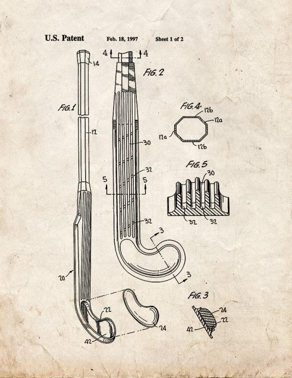 Patent Blueprint 474 2 12 A4 Photo Print