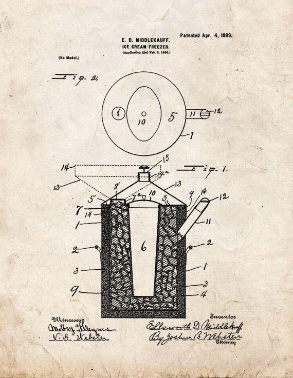Patent Blueprint 4740 1 12 A4 Photo Print
