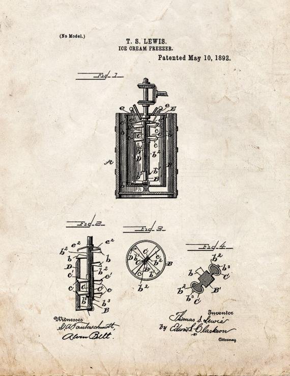 Patent Blueprint 4741 1 12 A4 Photo Print