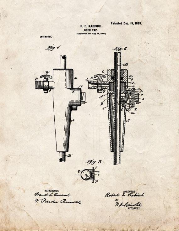 Patent Blueprint 4742 1 12 A4 Photo Print