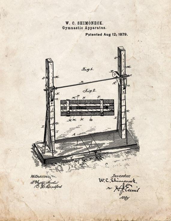 Patent Blueprint 4745 1 12 A4 Photo Print