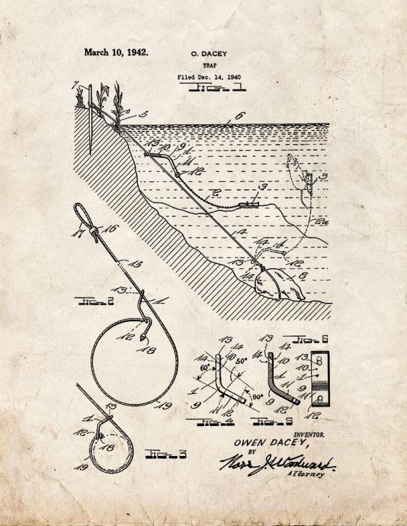 Patent Blueprint 4754 1 12 A4 Photo Print