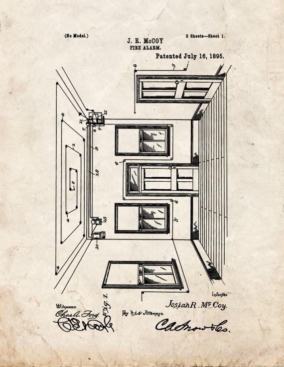 Patent Blueprint 4759 1 12 A4 Photo Print