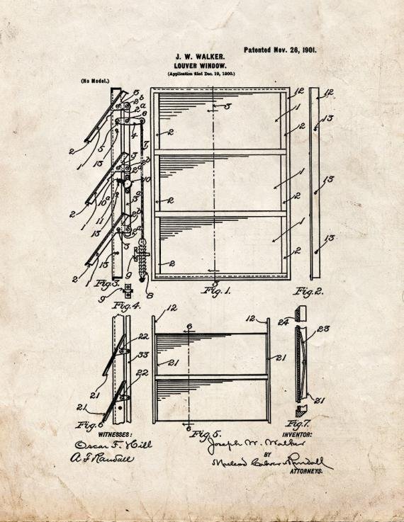 Patent Blueprint 4769 1 12 A4 Photo Print