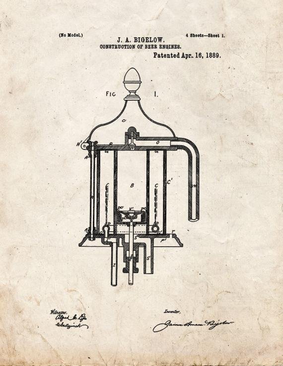 Patent Blueprint 4773 1 12 A4 Photo Print