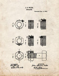 Patent Blueprint 4774 1 12 A4 Photo Print
