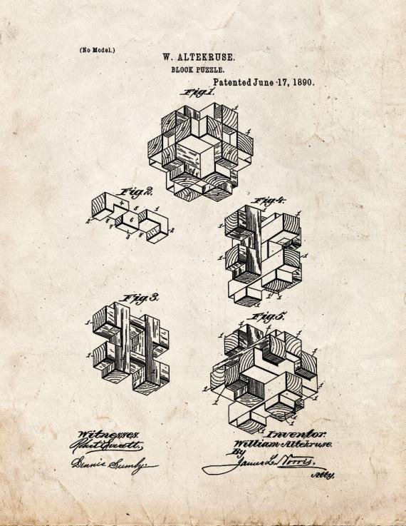 Patent Blueprint 4776 1 12 A4 Photo Print