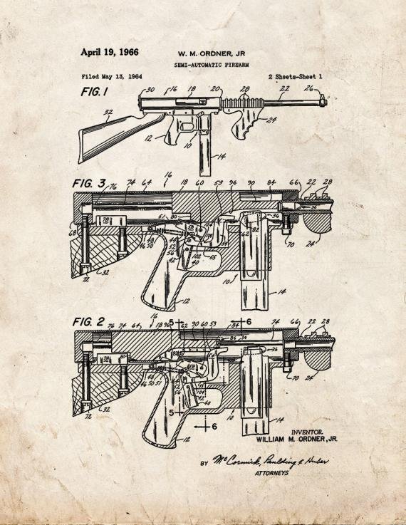 Patent Blueprint 478 1 12 A4 Photo Print