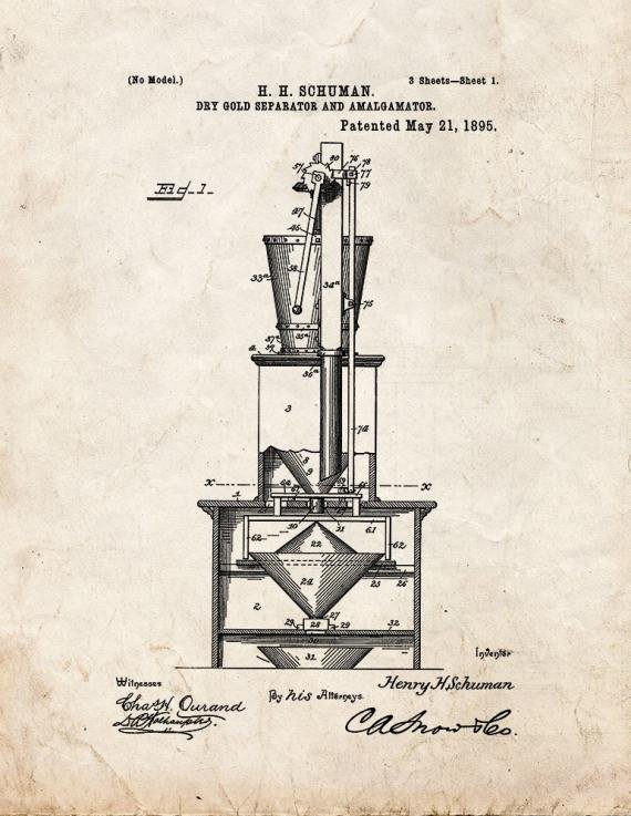 Patent Blueprint 4784 1 12 A4 Photo Print
