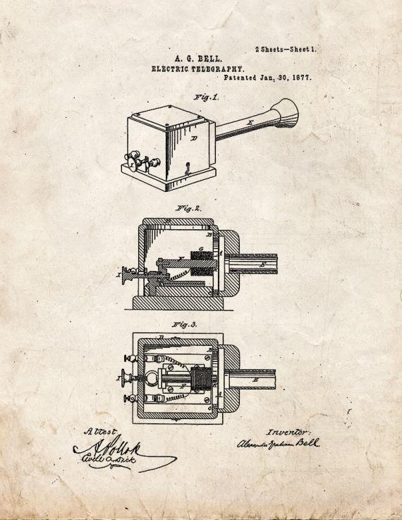 Patent Blueprint 4786 1 12 A4 Photo Print