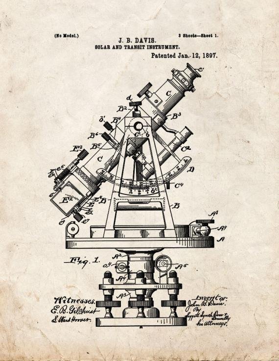 Patent Blueprint 4787 1 12 A4 Photo Print