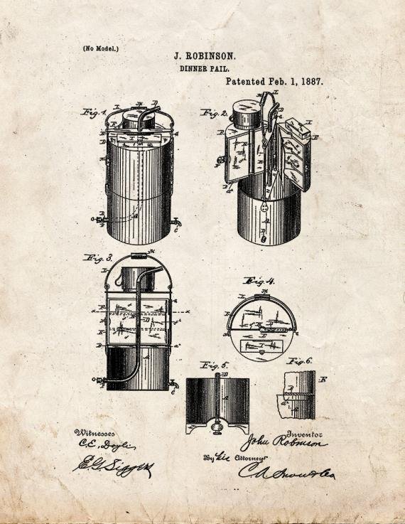 Patent Blueprint 4792 1 12 A4 Photo Print