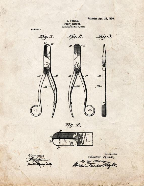 Patent Blueprint 4794 1 12 A4 Photo Print