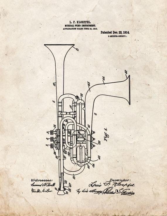Patent Blueprint 48 1 12 A4 Photo Print