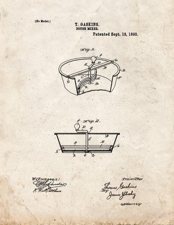 Patent Blueprint 4800 1 12 A4 Photo Print
