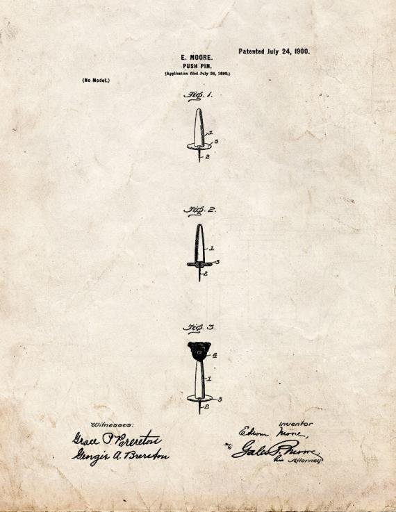 Patent Blueprint 4805 1 12 A4 Photo Print