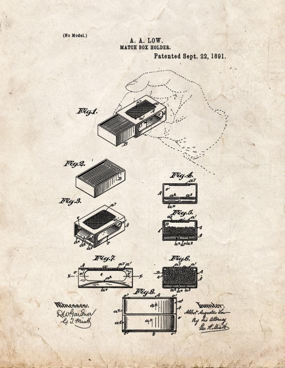 Patent Blueprint 4809 1 12 A4 Photo Print