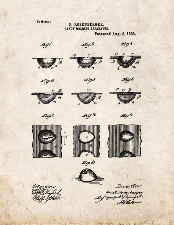 Patent Blueprint 4811 1 12 A4 Photo Print