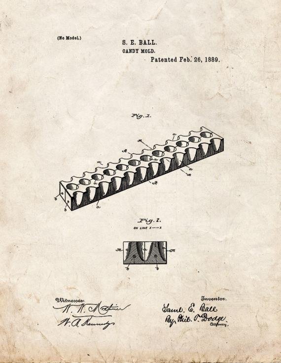 Patent Blueprint 4812 1 12 A4 Photo Print