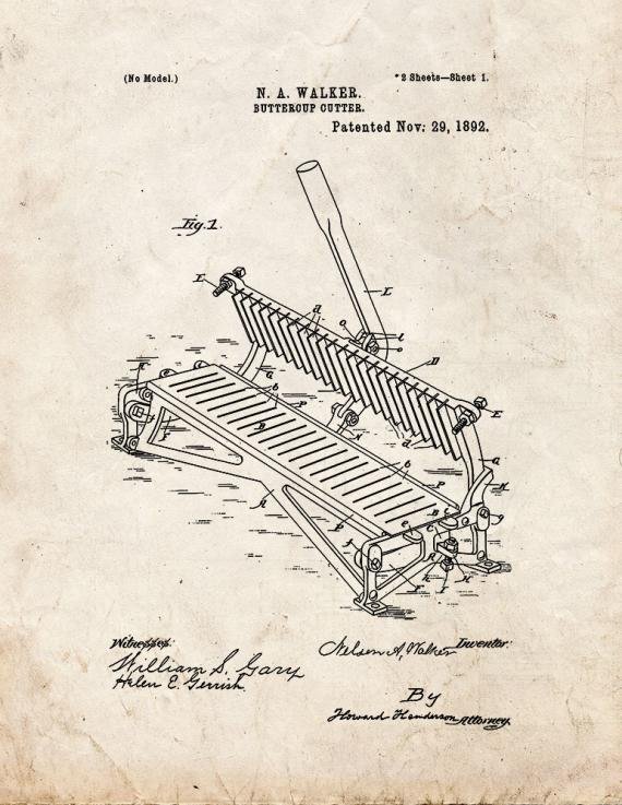Patent Blueprint 4813 1 12 A4 Photo Print