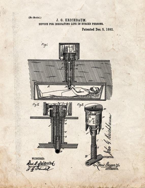 Patent Blueprint 4819 1 12 A4 Photo Print