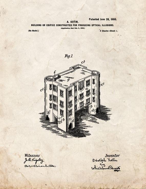 Patent Blueprint 4823 1 12 A4 Photo Print