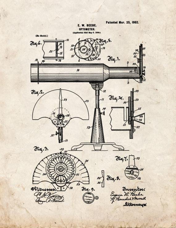 Patent Blueprint 4830 1 12 A4 Photo Print